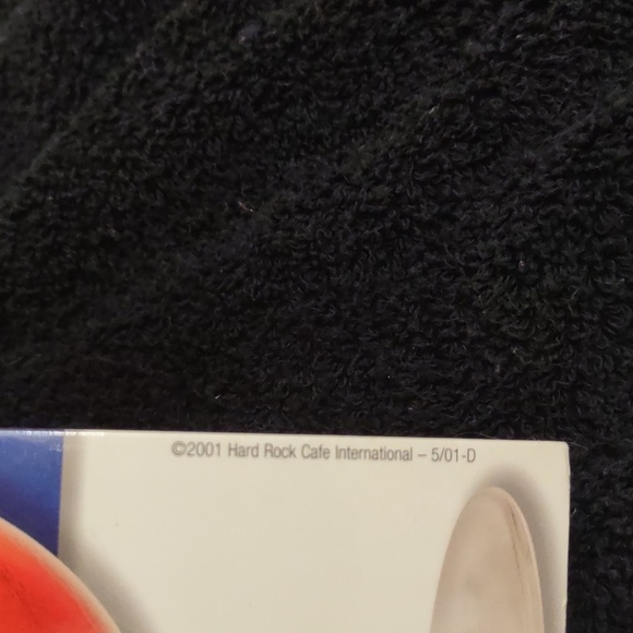 USED HARD ROCK CAFE MENU 2001 HAS WEAR AS SEEN IN PHOTOS - Picture 10 of 11